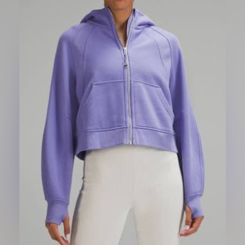 Lululemon Scuba Oversized Full Zip Dark Lavender XS/S